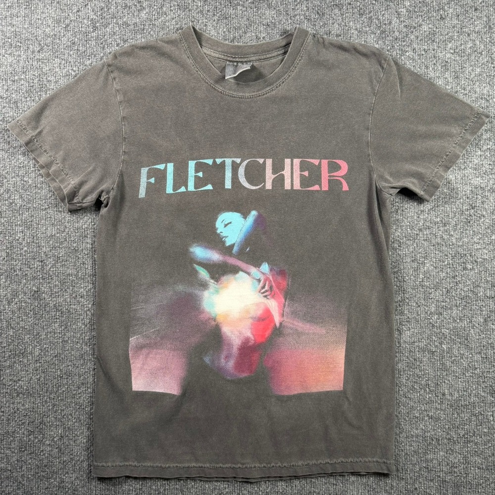 Fletcher T-Shirt Unisex S Grey Girl Of My Dreams 2022 Tour Graphic Concert Tee